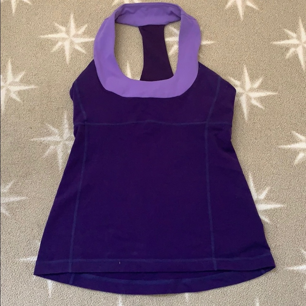 Lululemon purple top size 4